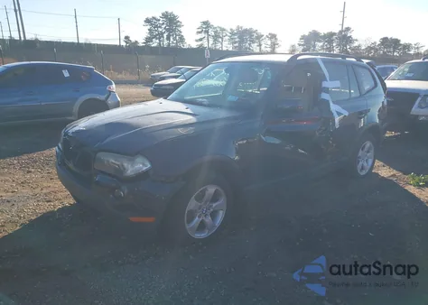 2008 BMW X3 3.0Si из США, поврежденный, VIN WBXPC93438WJ24221